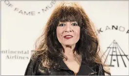  ?? PETER KRAMER — THE ASSOCIATED PRESS ?? Ronnie Spector appears in the press room after performing at the Rock & Roll Hall of Fame induction ceremony on March 15, 2010, in New York.