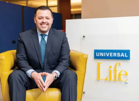  ?? ?? Ramón Domenech Caraballo, vicepresid­ente de Universal Life Insurance Company.