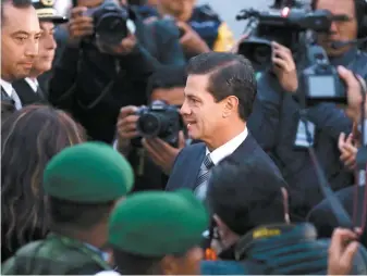  ?? OCTAVIO HOYOS ?? El presidente Peña Nieto tuvo un diálogo digital con el influencer Chumel Torres.