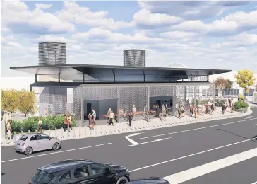  ??  ?? > The proposed Parry Barr station will be built in time for the 2022 Commonweal­th Games