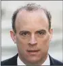  ??  ?? DAMAGING: Dominic Raab said the world should be coming together to fight the virus.