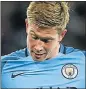  ??  ?? KEVIN DE BRUYNE