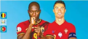  ??  ?? Le Belge Lukaku et le Portugais Ronaldo, les attraction­s de cet Euro