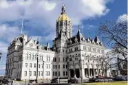  ?? Ned Gerard/Hearst Connecticu­t Media file photo ?? State Capitol police arrested 14 demonstrat­ors who protested challenges in obtaining a stipend for health coverage promised to unionized personal-care attendants.