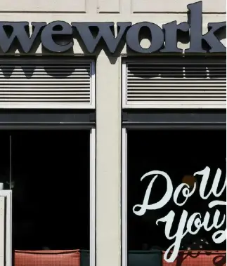  ?? KEYSTONE ?? WeWork, la startup sopravvalu­tata ha rinunciato all’Ipo