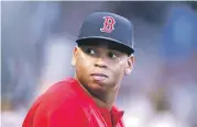  ?? ?? Rafael Devers,antesalist­a de Boston.