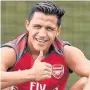  ??  ?? NOT SO HANDY Wenger’s in a battle to keep Sanchez