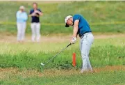  ?? [AP PHOTO] ?? Former Oklahoma State golfer Alex Noren climbed into the top 10 of the British Open leaderboar­d at Royal Birkdale, Sunday.