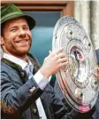  ?? Foto: sampics ?? Als Spieler wurde Xabi Alonso 2015 mit dem FC Bayern Meister.