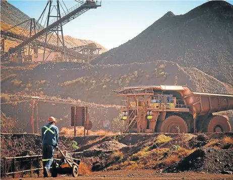  ??  ?? BACK TO THE CORE: Anglo American’s Minas-Rio iron ore mine in Brazil will now remain in the Anglo stable