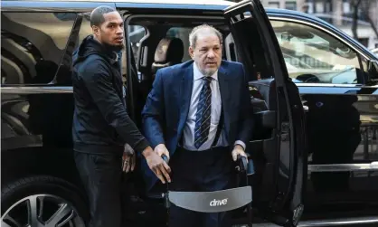  ?? Photograph: Stephanie Keith/Getty Images ?? Harvey Weinstein arrives for his sexual assault trial in New York.