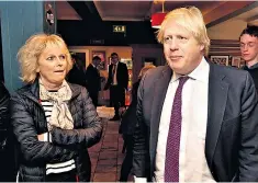  ??  ?? Comrades: Anna Soubry and Boris Johnson featured in ‘Brexit Means Brexit’