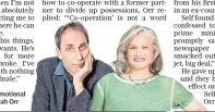  ??  ?? Will Self has been accused of emotional abuse by estranged wife Deborah Orr