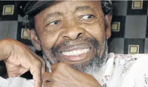  ?? / ANTONIO MUCHAVE ?? Poet and political activist Keorapetse Kgositsile was well-respected by peers in the literary world.