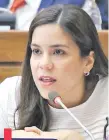  ?? ?? La diputada Johanna Ortega (PPS) dijo que la oposición debe cuidarse porque inventan causas fiscales.