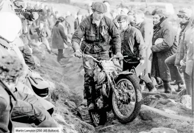  ??  ?? Martin Lampkin (250 JAS Bultaco).