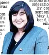  ?? ?? Work ethic: North Ayrshire councillor Margaret George