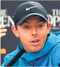  ??  ?? Invitation: Rory McIlroy