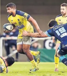  ?? Photo Icon Sport ?? Les Clermontoi­s de Wesley Fofana, très solides, ont su contenir le retour des Montpellié­rains en fin de match.