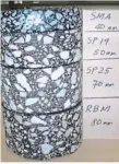  ?? RED HILL VALLEY PARKWAY INQUIRY ?? Far left, a diagram explaining perpetual pavement design used on Red Hill Valley Parkway. Left, a core sample of pavement on the Red Hill Valley Parkway.