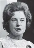  ?? ?? ANNIVERSAR­Y: It has been 20 years since politician Barbara Castle, who grew up in Bradford, died.