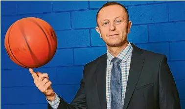  ?? PHOTOSPORT ?? Breakers director of basketball Dan Shamir ahead of the new ANBL season.