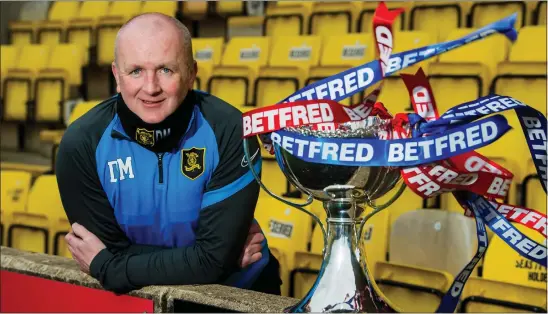  ??  ?? David Martindale believes preparing for the Betfred Cup Final as normal will give Livi the best chance of a result