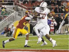  ?? Michael Macor / The Chronicle ?? Stanford’s Bryce Love will have nearly four weeks to recover from his sprained ankle before the Dec. 28 Alamo Bowl.