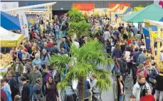  ?? FOTO: REINHARD JAKUBEK ?? Am kommenden Wochenende öffnet in Ravensburg die „gusto!“in der Oberschwab­enhalle.