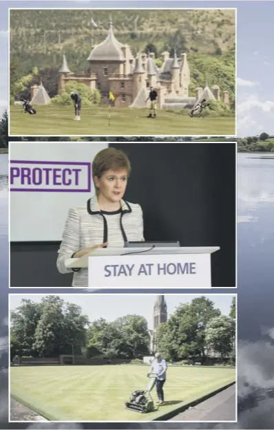  ??  ?? 0 Nicola Sturgeon confirmed yesterday that Phase One of the route map out of lockdown would begin