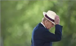  ?? Nigel Treblin/Getty Images ?? Prince Philip in June 2014. Philip married then-Princess Elizabeth in 1947. When they wed, they were regarded as postwar celebritie­s. He pledged to be her faithful servant for life at her coronation in 1953.