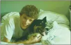  ?? COURTESY OF D. SCOTT ANDREWS ?? Jonah Andrews, who died at the Santa Rita Jail on Feb. 26 of an accidental death from too much Prozac, loved his dog JoJo, his father said.