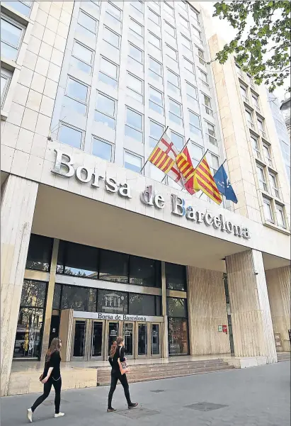  ?? MARÍA PUJOL ?? Las agencias de valores de Barcelona –y la propia bolsa– ofrecen ETFS de títulos alemanes
