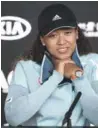  ??  ?? Naomi Osaka