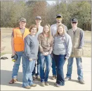  ?? SUBMITTED PHOTO ?? Members of the Lincoln High FFA trap team are Montana Allen, Kaleb Barenberg, Trenton Tash, Josh Jetton, Paisley Curtis and Casey Burden. Coach Sarah Hale (front, left) stands with them.