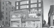  ?? PLANNING APPLICATIO­N RENDERING ?? Bayview Ottawa Holdings is proposing a 17-storey Hampton Inn at 116 York St. in the ByWard Market.