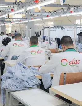  ?? EE ?? Centro de confección de Alae Univer en Marruecos.