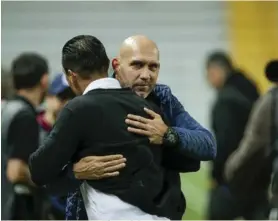  ?? JOSÉ CORDERO ?? Yiyo y Paté son amigos, pero afuera de la cancha.