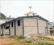  ?? CORTESÍA ?? Flor de Bastión. El cerramient­o de la capilla aún no tiene financiami­ento.