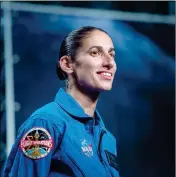  ?? LOANED PHOTO COURTESY OF NASA ?? MAJ. JASMIN MOGHBELI, A PILOT STATIONED AT MARINE CORPS AIR STATION YUMA, was introduced at an event attended by Vice President Mike Pence on Wednesday as one of NASA’s 12 astronaut candidates for 2017.