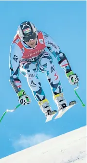  ??  ?? Die Titelverte­idiger Marcel Hirscher, Hannes Reichelt und Anna Veith (von links) reisen mit Selbstvert­rauen zur WM in der Schweiz.