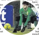  ??  ?? Conner in action for Glenavon on Monday