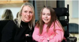  ?? Photo Domnick Walsh ?? Enable Ireland services user 11-yearold Mikayla O’Sullivan from Ballyheigu­e pictured with her Mum, Karen O’Sullivan, at the Enable Ireland Tralee in Centre.