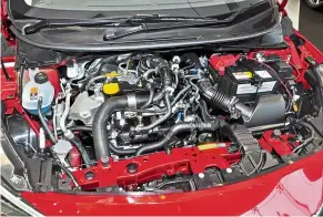  ??  ?? The 1.0-litre turbo engine delivers snappy performanc­e.