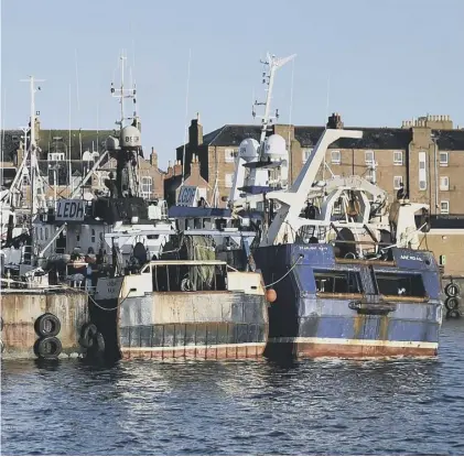  ??  ?? 0 The fishing industry could face a catastroph­ic decline in exports to the EU if there’s a no-deal Brexit