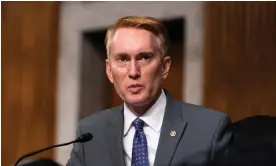  ?? ?? James Lankford at a hearing in Washington DC in 2020. Photograph: Rex/Shuttersto­ck