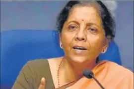  ?? PTI ?? Finance minister Nirmala Sitharaman on Monday kicked off pre-budget consultati­ons, holding meetings with industry chamber heads and infrastruc­ture experts.