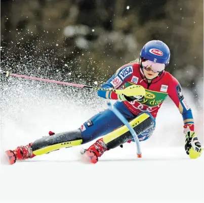  ?? BILD: SN/GEPA PICTURES ?? Mikaela Shiffrin ist im Damen-Skisport momentan das Maß aller Dinge.