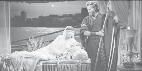  ??  ?? Anne Baxter and Charlton Heston in The Ten Commandmen­ts