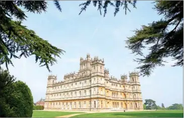  ?? NIKLAS HALLE’N/AFP ?? Highclere Castle is pictured in Highclere, southern England, earlier this year. The castle was made famous as the set of the hit television series